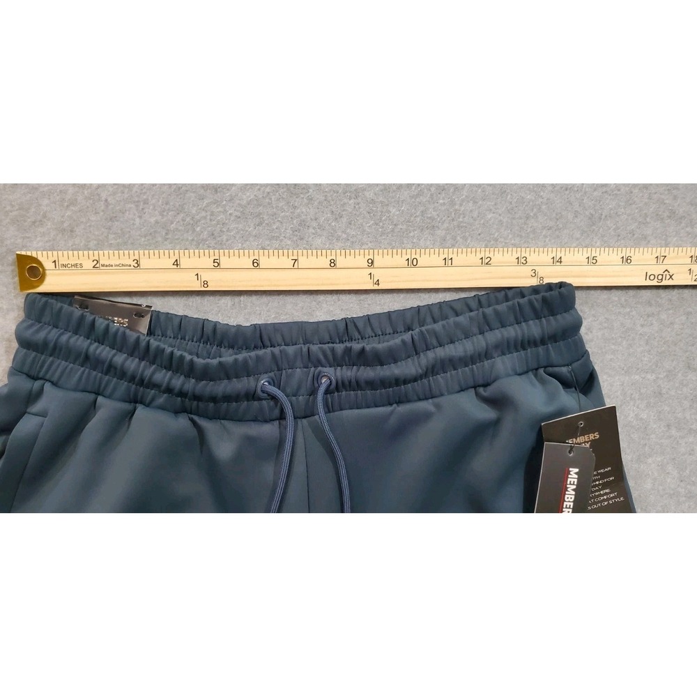 Members Only Sport Men's Small Slim Fit Tapered Jogger Pants Driftwood Blue - Picture 3 of 11
